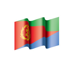 Eritrea flag, vector illustration
