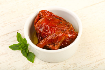 Dried tomato in olive oil