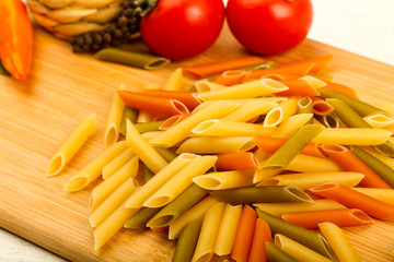 Raw penne