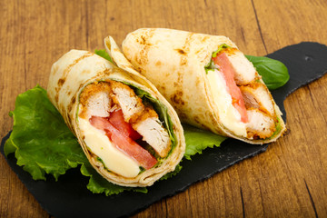 Chicken bread roll