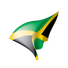 Jamaica flag, vector illustration