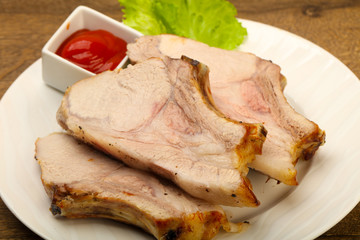 Roasted pork