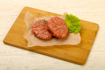 Raw cutlet