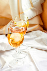 different types of wines and shapes of glasses