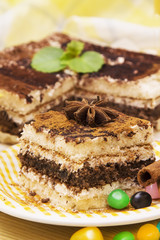 delicious portion of tiramisu