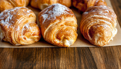 Fresh butter croissants