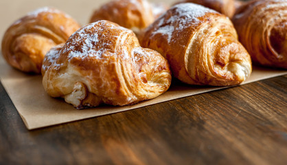 Fresh butter croissants