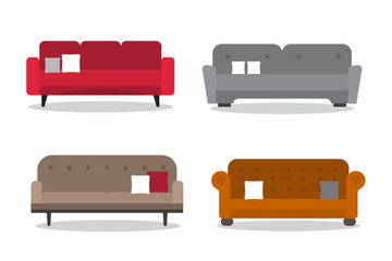 Collection of comfortable sofa models