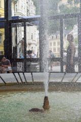 Fountain in Karlove Vary