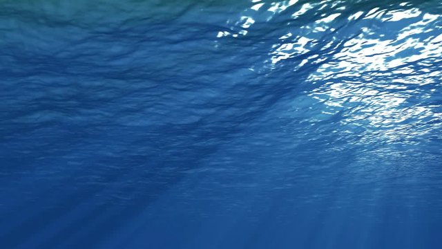 Underwater Motion Graphics background 4K