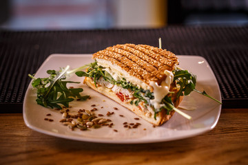 Grilled chicken sandwich