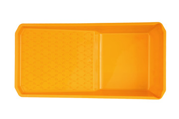 A paint cuvette is a clever paint container used for dipping a brush or roller into paints and gentle rolling causes thorough distribution of paint on the entire tool.
