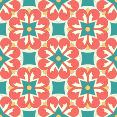 Colorful ornamental pattern - 198705755