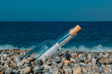 Bottle with a message