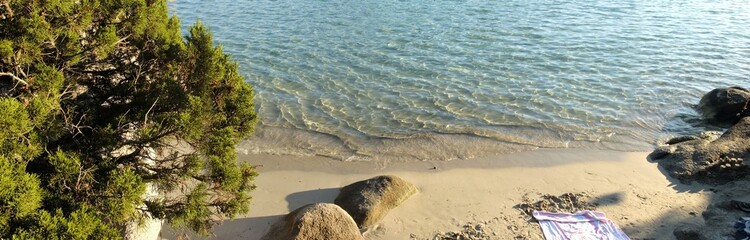 Sea and beach landscape