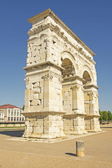 Obraz premium Ancient Roman Arch of Germanicus in Saintes, France.