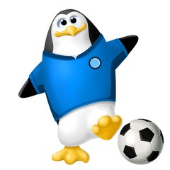 pinguino calciatore napoli