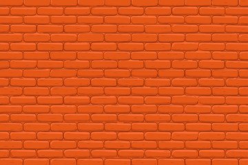 Red brick wall background