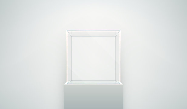 Empty Glass Showcase