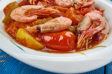 Shrimp Vegetable Tagine