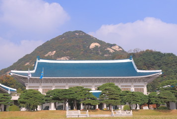 Blue house presidential office Seoul Korea - 198714117