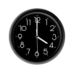 round black clock