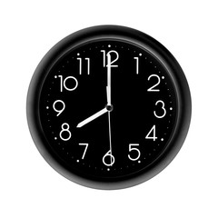 round black clock