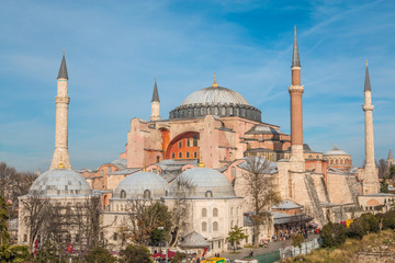 Fototapeta na wymiar The Hagia Sophia in Turkey