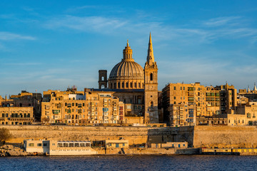 Fototapeta premium Panorama of Valletta, Malta.