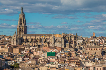 Fototapeta na wymiar Old city of Toledo in Spain