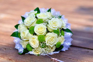 Valentines Day or wedding bouquet. background with flower