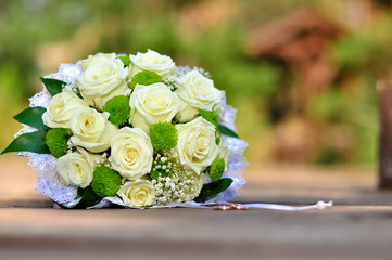 Valentines Day or wedding bouquet. background with flower