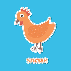 Vector seamless pattern with chicken and eggs. Happy Easter background, wallpaper, packing. Flat colorful illustrations for design and celebration.