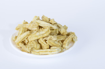 Ganthiya or Gathiya (spicy chickpea snack)