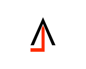 aj letter logo