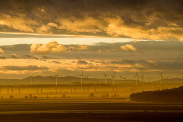 Wind Farm of Wind Turbines