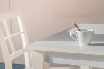 Fototapeta na wymiar Coffee cup on table