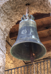 Fototapeta premium Closeup view of old bell