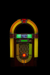 jukebox image 50 years with black background