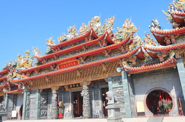 Luermen Tianhou Matsu temple in Tainan Taiwan