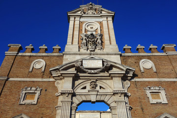 Porta Pia, ancient gate in Rome, Italy