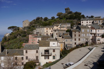 Nonza - historische K&uuml;stenstadt auf Korsika