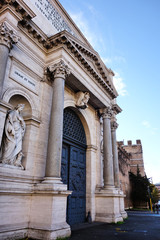 Obraz premium Porta Pia, ancient gate in Rome, Italy
