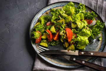 Organic food concept