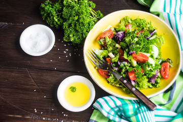 Organic food concept