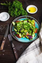 Organic food concept