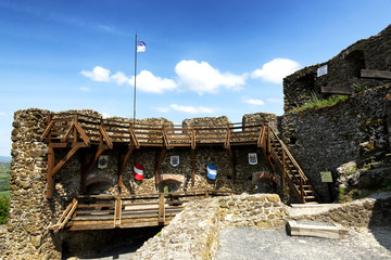 Fort of Szigliget at Lake Balaton, Hungary