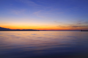 夕日