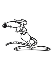 ratte witzig cool sonnenbrille