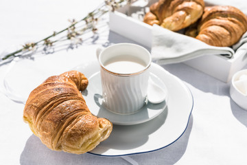 Italian outdoor breakfast